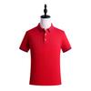 Verão manga curta lapela assinatura roupas de trabalho Camisa Polo bordado logo estampado roupas de trabalho equipe empresarial tooling
