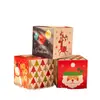 Decoraciones Navideñas Caja de Regalo Papel Navideño Caja de Regalo de Dulces Adornos Caja de Regalo Navideño Plegable Caja de Empaque