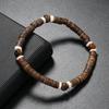 Amazon Aliexpress Joyería Transfronteriza Estilo Simple Europeo y Americano Pulsera de Concha de Coco Piedra Natural Turquesa Pulsera Estilo Étnico