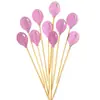 Coroa brilhante decoração estrela bolo cartão de amor confeitaria vestido sobremesa bandeirinha plug-in 5 peças