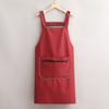 Delantal con logotipo impreso personalizado, delantal de chef de moda coreana, ropa de trabajo para restaurantes, delantal de fábrica al por mayor