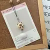 Pingente Bola Gato Siamês Menina Fofa Desenho Animado Versátil Chaveiro Estilo Ins Pingente de Bolsa Decoração de Presente