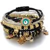 Pulseras Europeas y Americanas Transfronterizas de Venta Caliente Nuevas Pulseras Bohemias Creativas con Borlas Multicapa con Cuentas Joyería de Moda