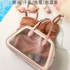 Nueva bolsa de aseo separada para artículos secos y húmedos, bolsa de cosméticos de gran capacidad, simple, portátil, de alto color, impermeable, bolsa de almacenamiento para natación