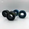 Rueda de nylon para carretilla de trabajo 65 mm rueda motriz rueda impulsada rueda intermedia Línea de conveyor 80 mm cabeza y cola azules
