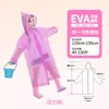 Capa de Chuva Descartável EVA Espessa Portátil para Viagem Adulto Peça Única à Prova de Tempestade Corpo Inteiro