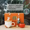 Temporada de Graduación Souvenir para Maestro Cerámica Taza de Café Starbucks Caja de Regalo Set