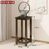 Estante de flores estilo chino para sala de estar en casa, estante de varios niveles de pie para balcón, adecuado para suculentas y plantas verdes