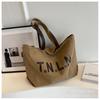 Bolso de Mano de Moda Tendencia Popular Lona Bolsa Grande Modelo Nuevo para Mujer 2026 Bolsa Tote de Gran Capacidad Bolsa para el Trabajo