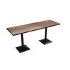 Barra de Limpieza de Viento Industrial Mesa y Silla Combinación KTV Bar Restaurante de Barbacoa Restaurante Soporte para Tarjetas Cafetería Tienda de Té con Leche Sofá Soporte para Tarjetas