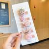 Pinza Dulce para el Cabello de Niña Cabello Quebradizo de Bebé Acabado del Cabello Linda Pinza para el Cabello Súper Linda Tesoro Femenino Pinza para el Cabello de Niños Accesorios para el Cabello