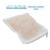 Saco de malha para material filtrante de aquário alta qualidade saco de nylon 100 malhas com zíper material filtrante de aquário malha fina malha de criptografia