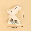 Broche de Hongo de Tela Coreana Accesorios Colgante de Conejo Lindo Tocado Decorativo Horquilla Accesorios DIY Accesorios Yiwu