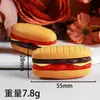 Casa de Juegos para Niños Simulación Comida Rápida Occidental Hamburguesa Pan Papas Fritas Set Té de la Tarde Juguete Accesorios