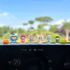 Adornos Lindos de Labubu para Coche, Pequeños Adornos para Coche, Consola Central de Coche Eléctrico, Accesorios para el Interior del Coche, Decoración de Pantalla de Navegación