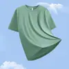 Camiseta Curta Estilo Ins Artístico 2026 Verão Fina Seda de Gelo Respirável Secagem Rápida Fitness Yoga Roupa Corrida Esportes Top