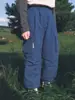 Macacão Infantil 2026 Inverno Novo Estilo Montanha Infantil Calça de Cor Sólida Crianças Médias e Grandes À Prova de Vento Secagem Rápida Punhos Elásticos Calça Comprida