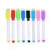 Plumón para Pizarra Blanca Color Negro Núcleo Blanco Núcleo, Plumón para Pizarra Clara con Pincel, Plumón Borrable Base Agua, Personalizable con Logo, Borrable, Multicolor