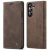 CaseMe para Samsung A15, funda de cuero con tapa magnética mate retro para Samsung A35, funda con tapa para teléfono 5G