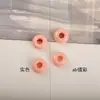 Cuentas de rueda acrílicas de 14 mm con recubrimiento de color, cuentas de ábaco de agujero grande, cuentas sueltas de agujero recto, para ensartar pulseras DIY, accesorios para cuerdas de pelo