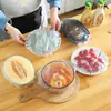 Envoltura de Plástico Grado Alimenticio Pe Envoltura de Plástico Desechable Cubierta para Refrigerador Casero Cubierta para Tazón y Plato de Cocina Bolsa de Plástico para el Hogar