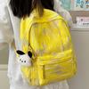 Mochila de viagem para meninas, mochila escolar fofa para meninas, simples, leve e versátil, para primavera e passeio no ensino médio