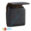 Adecuado para Bolsa para Teléfono Móvil Samsung Z Flip7 Z Flip 40% de descuento Bolso de Cintura Apilado Clip para Cinturón Funda de Cuero Giratoria Color Puro Textura de Cuero