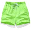 Novos Shorts Três Quartos Masculinos, Calças Esportivas Casuais Largas de Secagem Rápida para Homens, Calças de Praia Finas de Seda Gelo Transfronteiriças