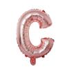 Globo de letra de cuerpo de 16 pulgadas globo team bride al por mayor globo oh baby globo de letra oro rosa