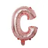 Balões de Folha de Alumínio com Letras Douradas de 32 polegadas, 26 Letras Disponíveis, Adequados para Festas de Aniversário, Adereços de Decoração para Cenas de Casamento