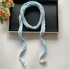 Bufanda Delgada Hueca de Capas Únicas Estilo Coreano 2026 Nuevo Estilo Harajuku Chica Picante Bufanda Larga de Punto para el Cuello