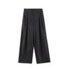 Pantalones Casuales Rectos de Algodón Tencel y Lino Evertrue para Mujer Otoño 2025 Nuevo Estilo Coreano Pantalones de Cintura Alta 93558