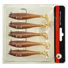 Cebo Artificial 9cm 12g Anzuelo Único Cola en T Plomado Hundimiento Señuelo Blando Venta al por Mayor Señuelo de Natación