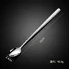 Conjunto de Talheres de Aço Inoxidável 304 Atacado para Casa Hotel Faca de Bife Garfo Colher Colher Redonda Luxo Leve Padrão de Diamante Talheres Ocidentais