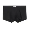 Cueca masculina sem costura de seda gelada, calça de malha respirável para ar condicionado, shorts frescos de peça única, confortável e fresco com sensação de pele nua, estilo boxer