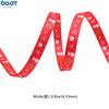 Collar de Mascota Navideño de Cinta de 1.4 mm de Grosor Cuerda de Tracción de Cinta Pequeño Floral de Nylon de Doble Cara Cuerda para Perro