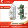 Linha de montagem de plataforma de elevação de ciclo logístico de talha alternativa direta da fábrica elevador automático de paletes