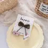 Horquilla de Tela Hecha a Mano de Dibujos Animados Estilo Coreano Nicho Adorable Cabeza de Oso Pasador para el Cabello Infantil Flequillo Pinza Lateral de Pato