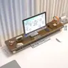 Suporte de altura ajustável para computador, suporte elevatório para tela de monitor, suporte de pescoço de ganso, base de extensão para mesa de estação de trabalho de escritório