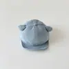 Un Sombrero de Bebé Pan Estilo Otoño e Invierno Súper Lindo Cálido Engrosado de Pana con Visera de Pato para Niños y Niñas para Posar Gorra de Béisbol