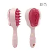 Escova de Shampoo Portátil Mais Vendida Transfronteiriça com Toque de Luxo, Conjunto em Caixa de Presente, Escova de Cabelo Dupla Face de Gel Macio para Massagem, Anti-Nós e Alisante