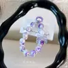 Popular llavero colgante de cuentas chapadas en colores de caramelo con lazo, llavero, accesorio para bolso, charm para funda de teléfono