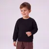 Nuevas sudaderas para niños de otoño e invierno transfronterizas, suéteres de cuello redondo, sudaderas para niños pequeños, tops para niños europeos y americanos al por mayor y hechos a medida