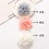 Presilhas de Cabelo e Acessórios de Cabelo Personalizados em Formato Floral, Tiaras de Gaze Bolha, Flores de Cabelo Elegantes, Processamento Personalizado com Descontos para Grandes Quantidades