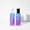 Botella de perfume con forma de bola de 10 ml, con degradado, para personas mayores, botella de aceite esencial, botella de vidrio con forma de bola enrollable, disponible en stock.