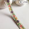 Encaje encaje accesorios cortinas decorativas DIY borde de tela flor hecha a mano tela ropa bordada estilo étnico