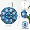 Amazon Sino dos Ventos Rotativo 3D Pendurado Decoração de Jardim Exterior Varanda de Casa Sino dos Ventos de PVC Ornamento Pendurado de Jardim