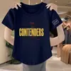 Camiseta para Mujer Manga Corta 2024 Nuevo Estilo Camiseta 2024 Nuevo Estilo Femenina Elegante Versión Coreana Base Negra Delgada