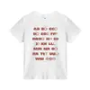 Camiseta de Manga Corta con Diseño de Estampado de Letras Nuevo para Mujer, Simple, Casual y Versátil Camiseta Básica para Mujer, Top de Manga Corta