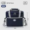 Bolsa de Picnic para Exterior de Gran Capacidad Bolsa de Hielo Bolsa Aislante para el Hogar Bolsa Portátil para Lonchera Bolsa Aislante para Almuerzo Engrosada con Papel de Aluminio